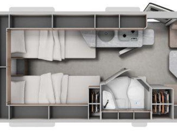 Afbeelding Eriba Feeling 470 VERWACHT | LENGTEBEDDEN